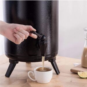 Black Beverage Dispenser